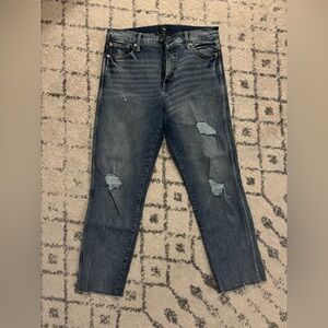Gap straight ankle jeans